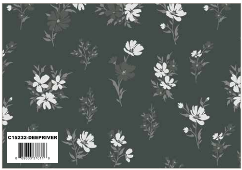 A Walk on the Prairie Deep River Floral, Fabric by the Yard