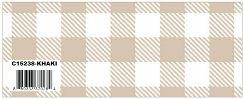 A Walk on the Prairie Khaki Plaid, Fabric by the Yard