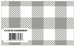 A Walk on the Prairie Sage Gray Plaid, Fabric by the Yard