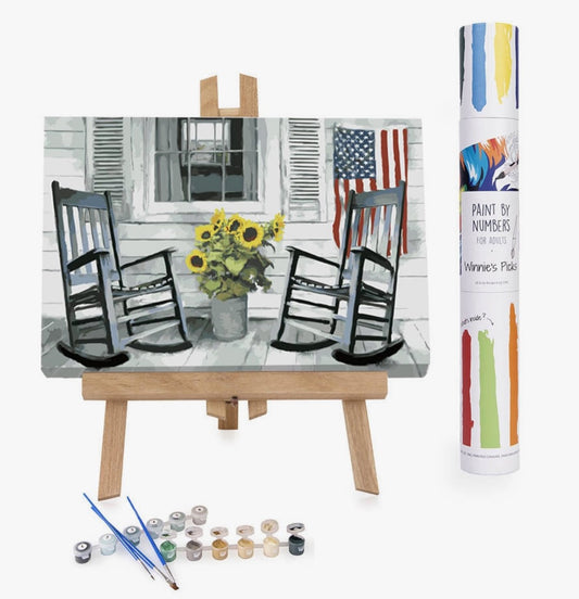 American Porch Paint by Numbers