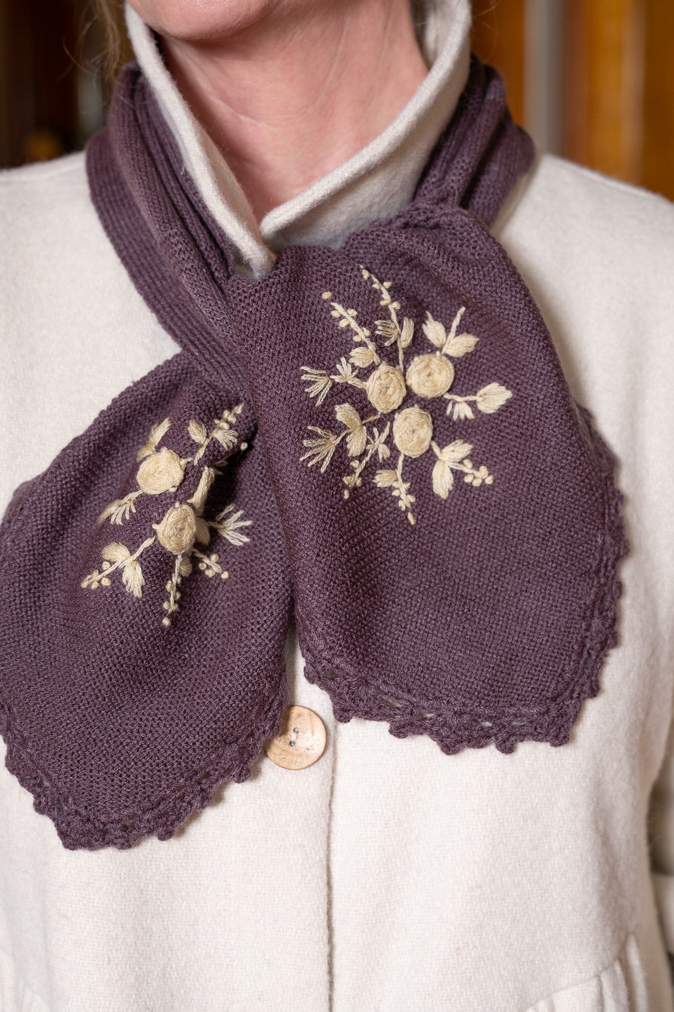 Belle Scarf in Amethyst