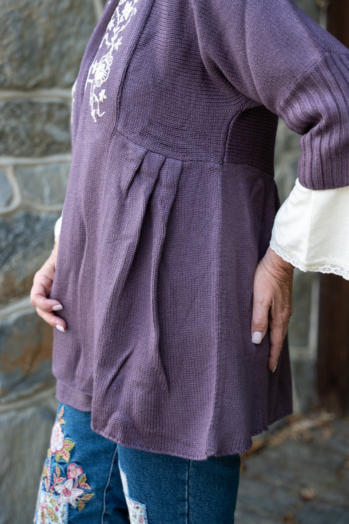 Angeline Sweater in Amethyst