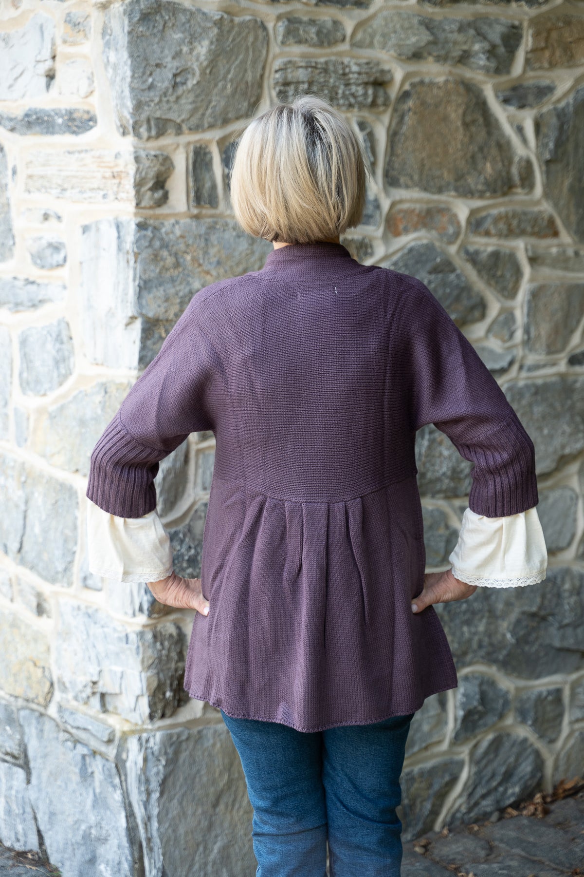 Angeline Sweater in Amethyst