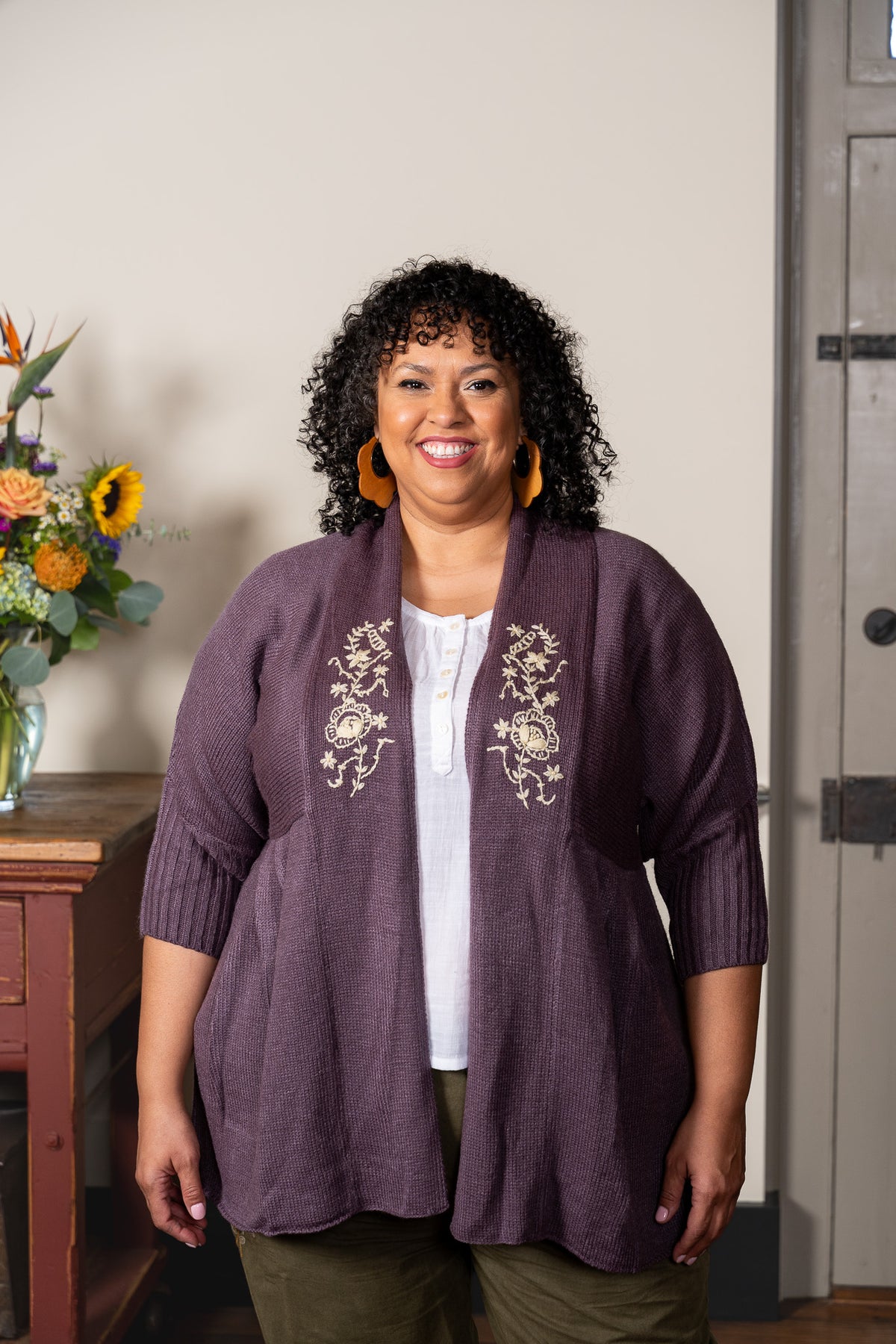 Angeline Sweater in Amethyst