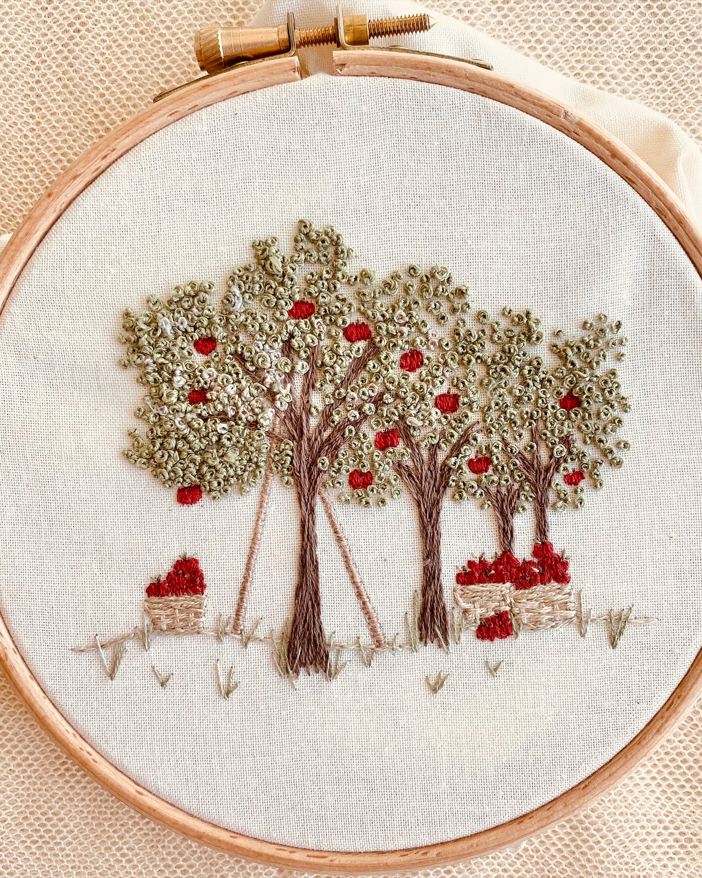 The Apple Orchard Embroidery Kit