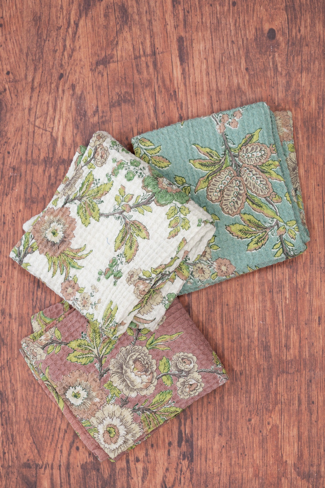 Augustine Patchwork Tea Towel Bundle, Set of 3