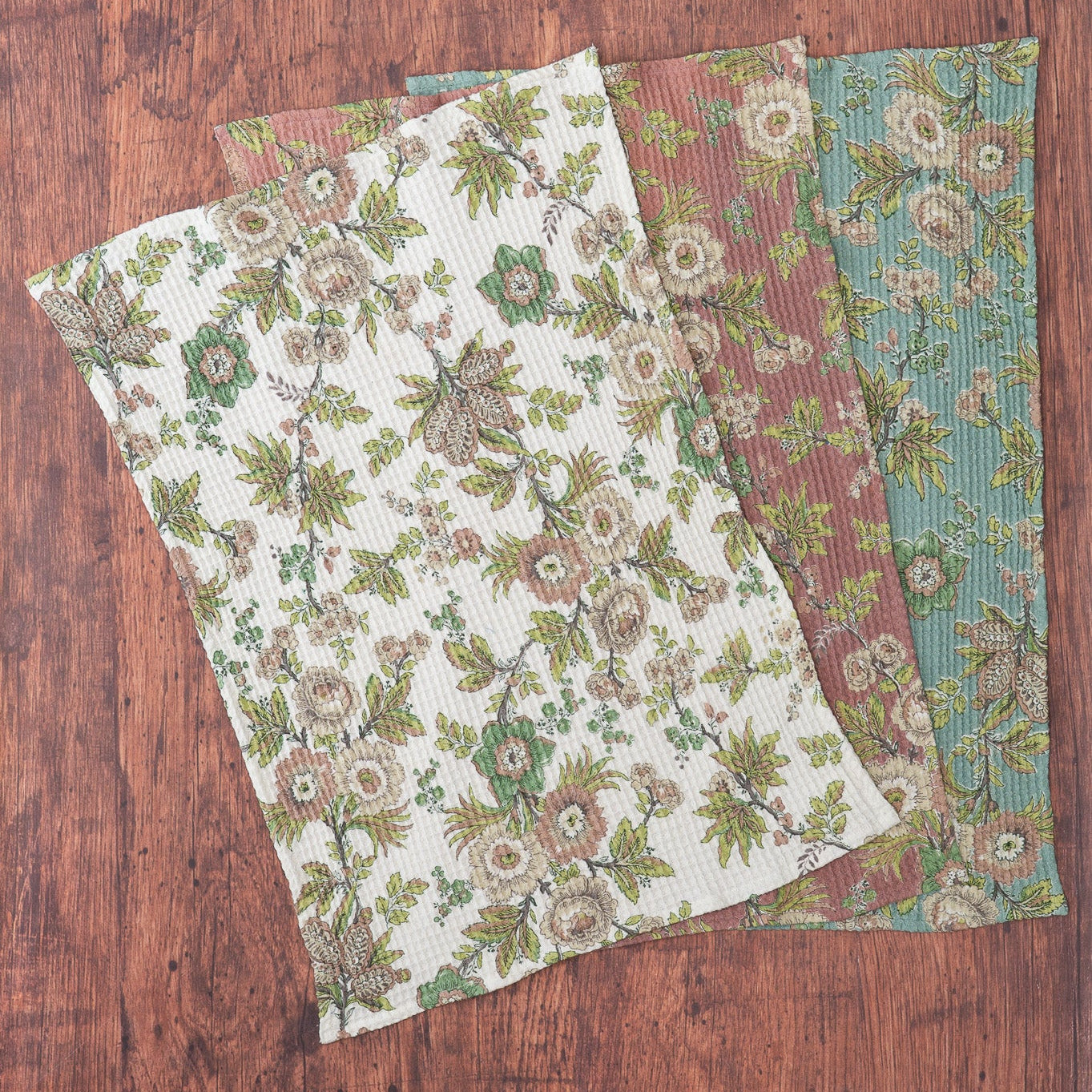 Augustine Patchwork Tea Towel Bundle, Set of 3