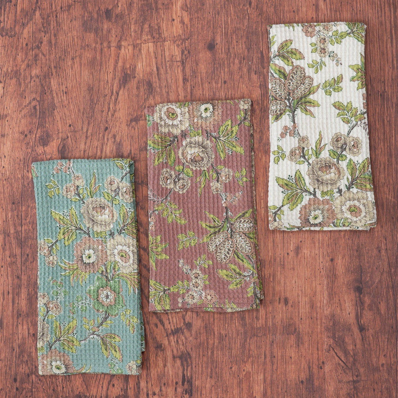 Augustine Patchwork Tea Towel Bundle, Set of 3