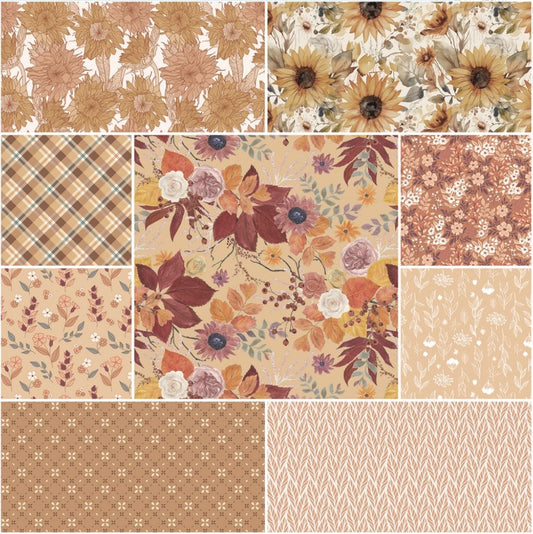 Evening on the Prairie 1 Yard Bundle - Beige