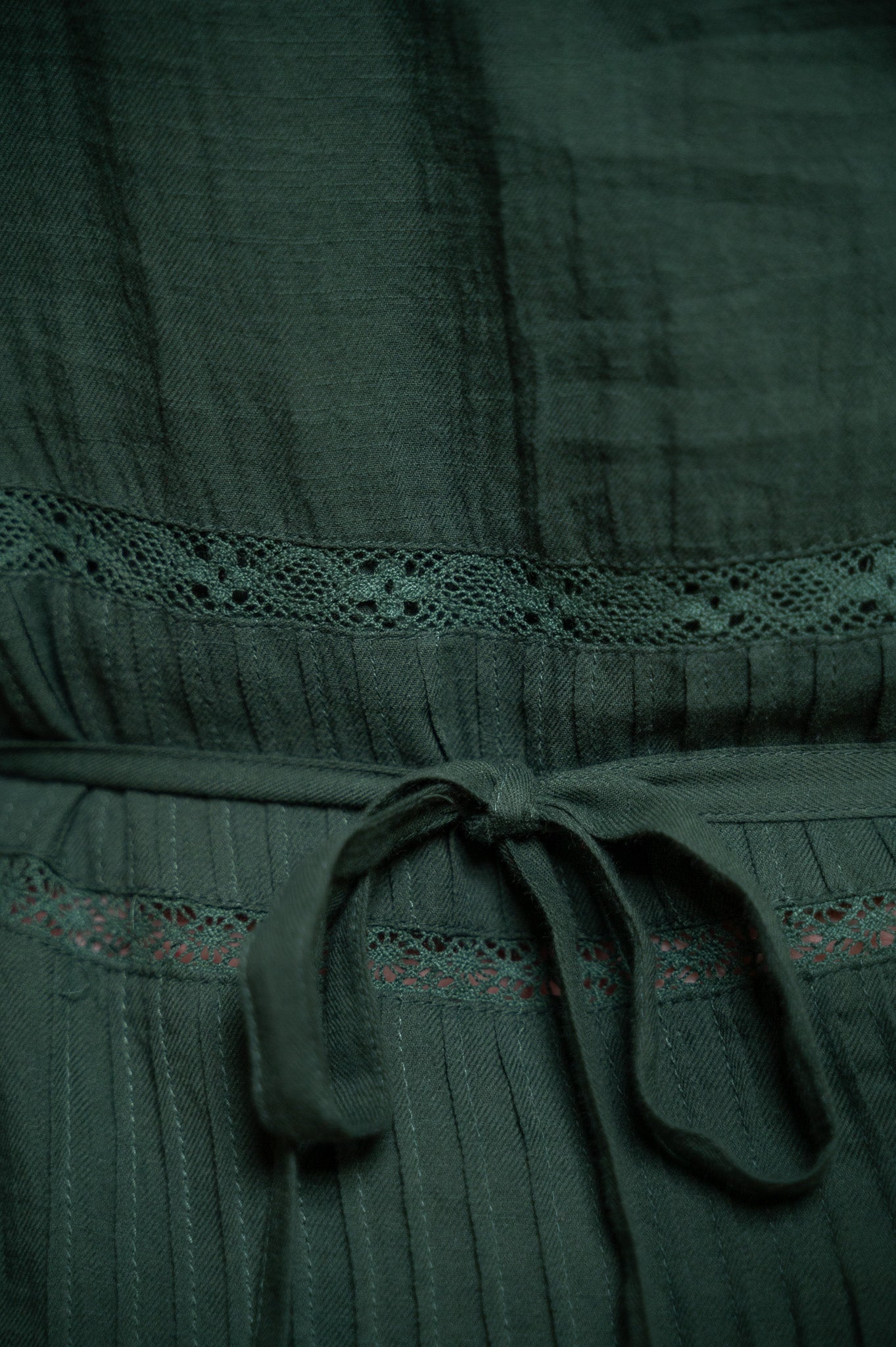 The Bespoke Dress in Forest Green