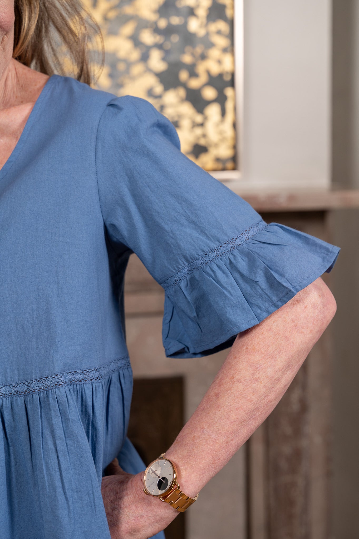 Bianca Blouse in Periwinkle
