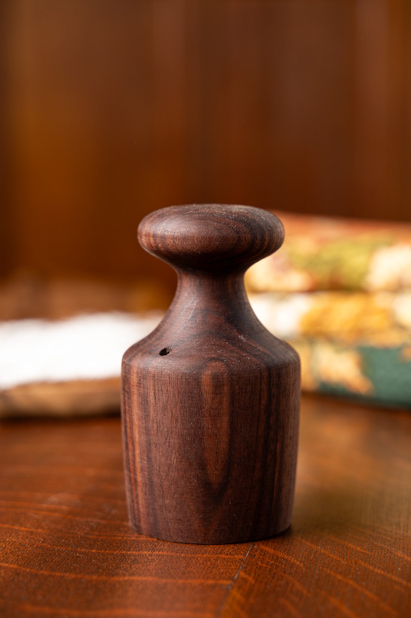 Wooden Biscuit Cutter in Walnut