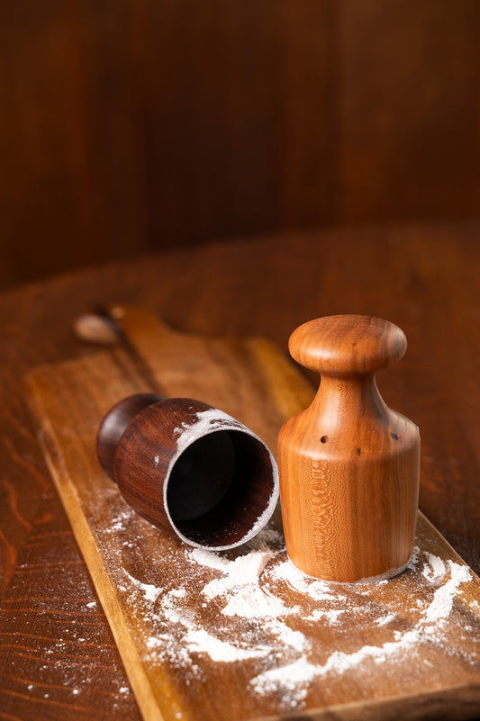 Wooden Biscuit Cutter in Cherrywood
