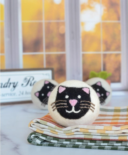 Black Cats Eco Dryer Balls, Set of 3 (Limited Edition)
