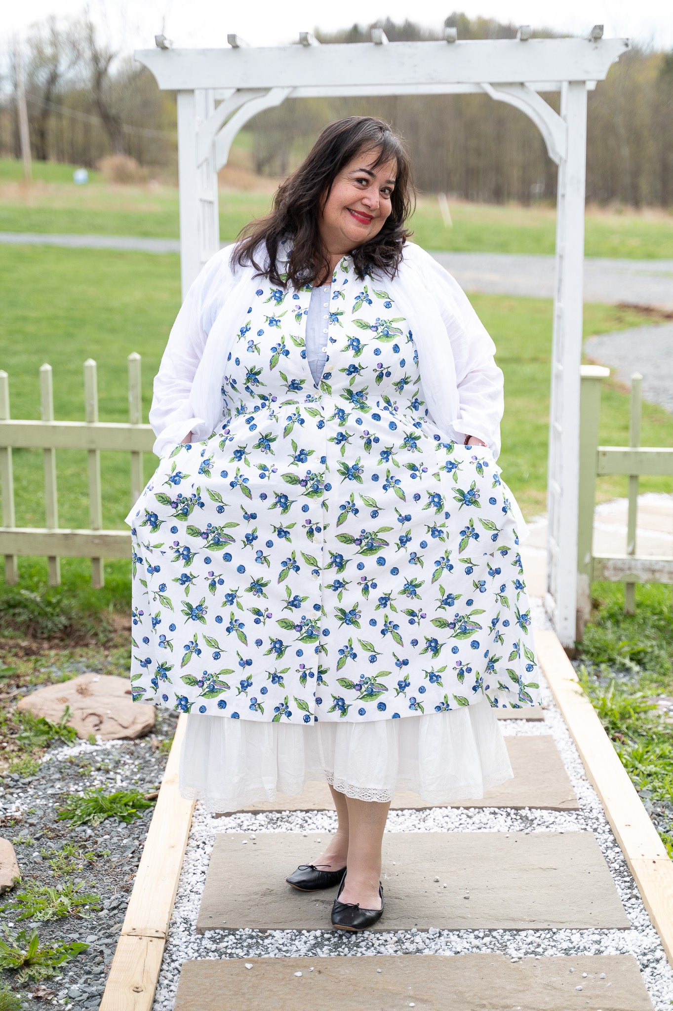 The Blueberry Porch Dress - Modern Prairie Inc.