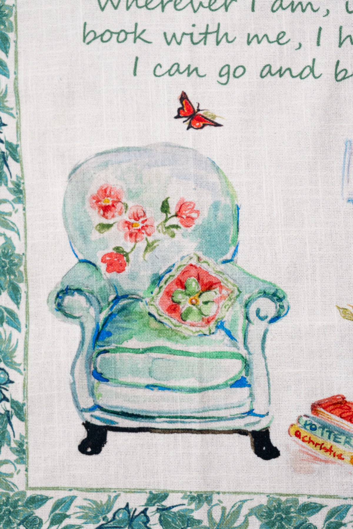 Book Lover's Tea Towel