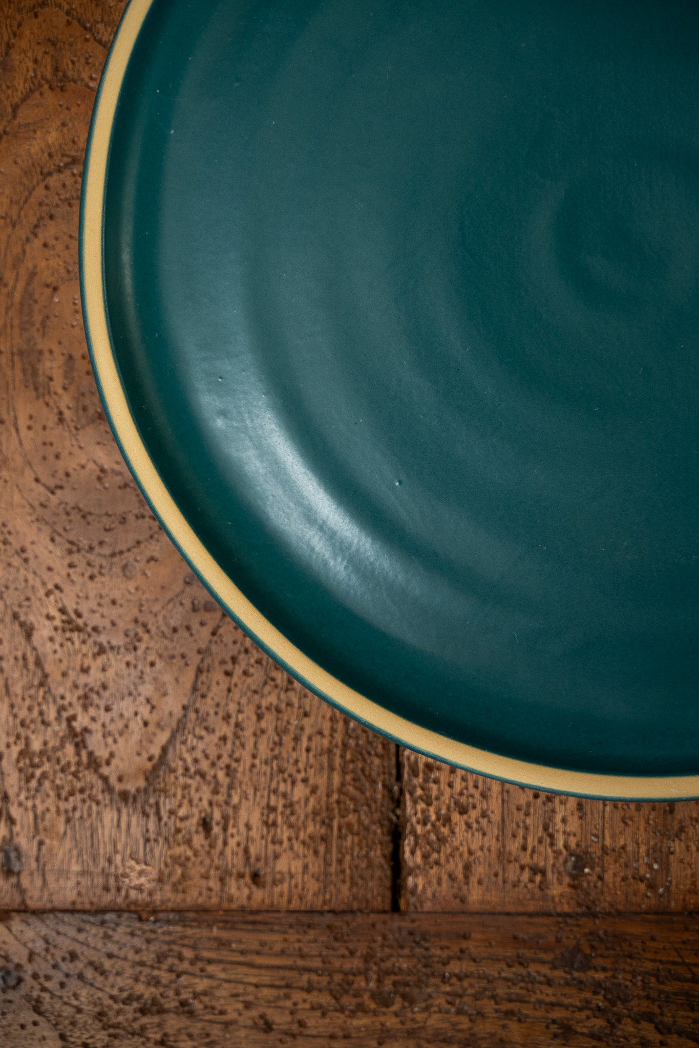The Brookline Dinner Plate in Baltic Blue