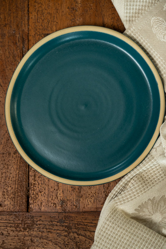 The Brookline Salad Plate in Baltic Blue