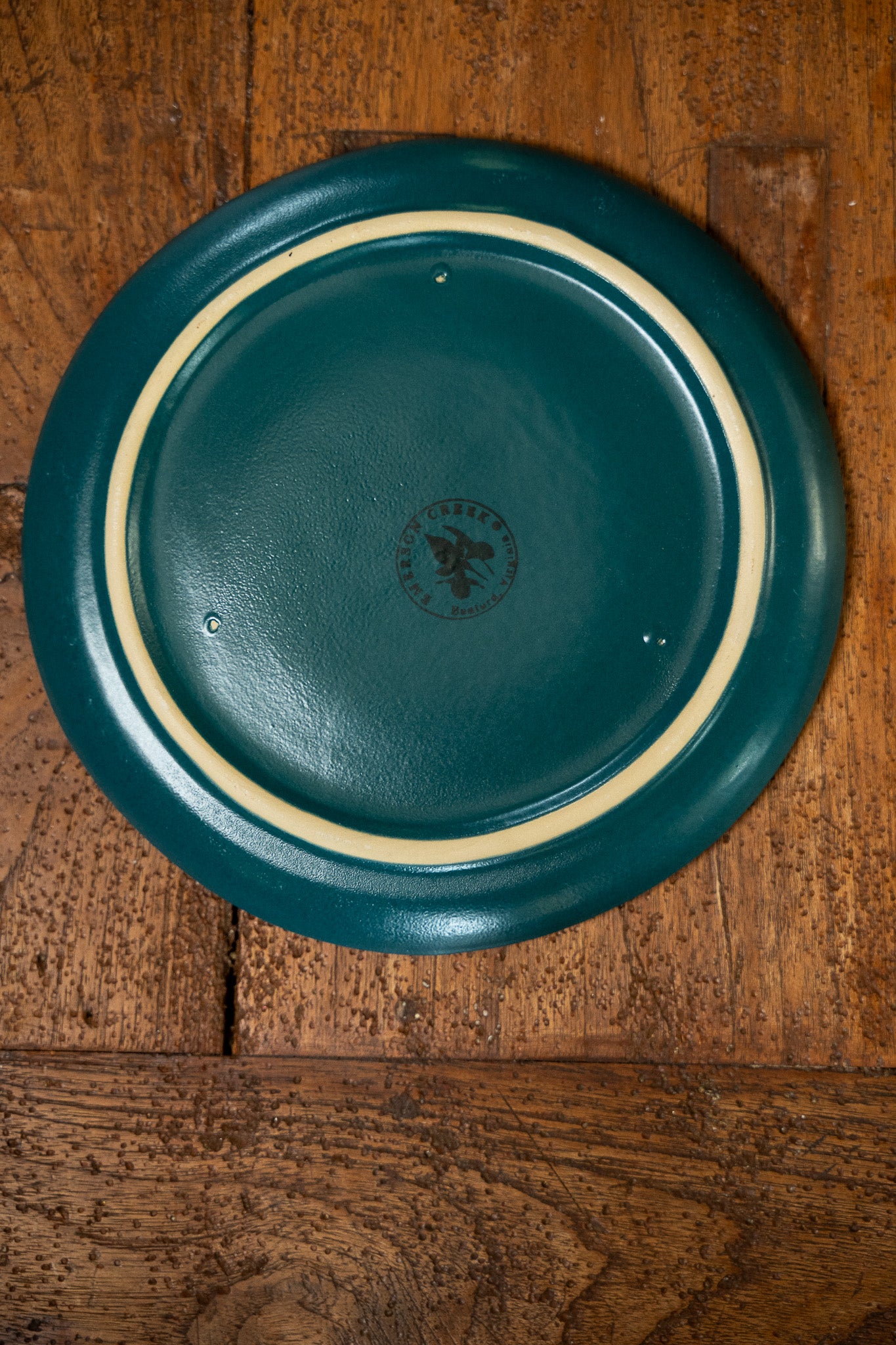 The Brookline Salad Plate in Baltic Blue