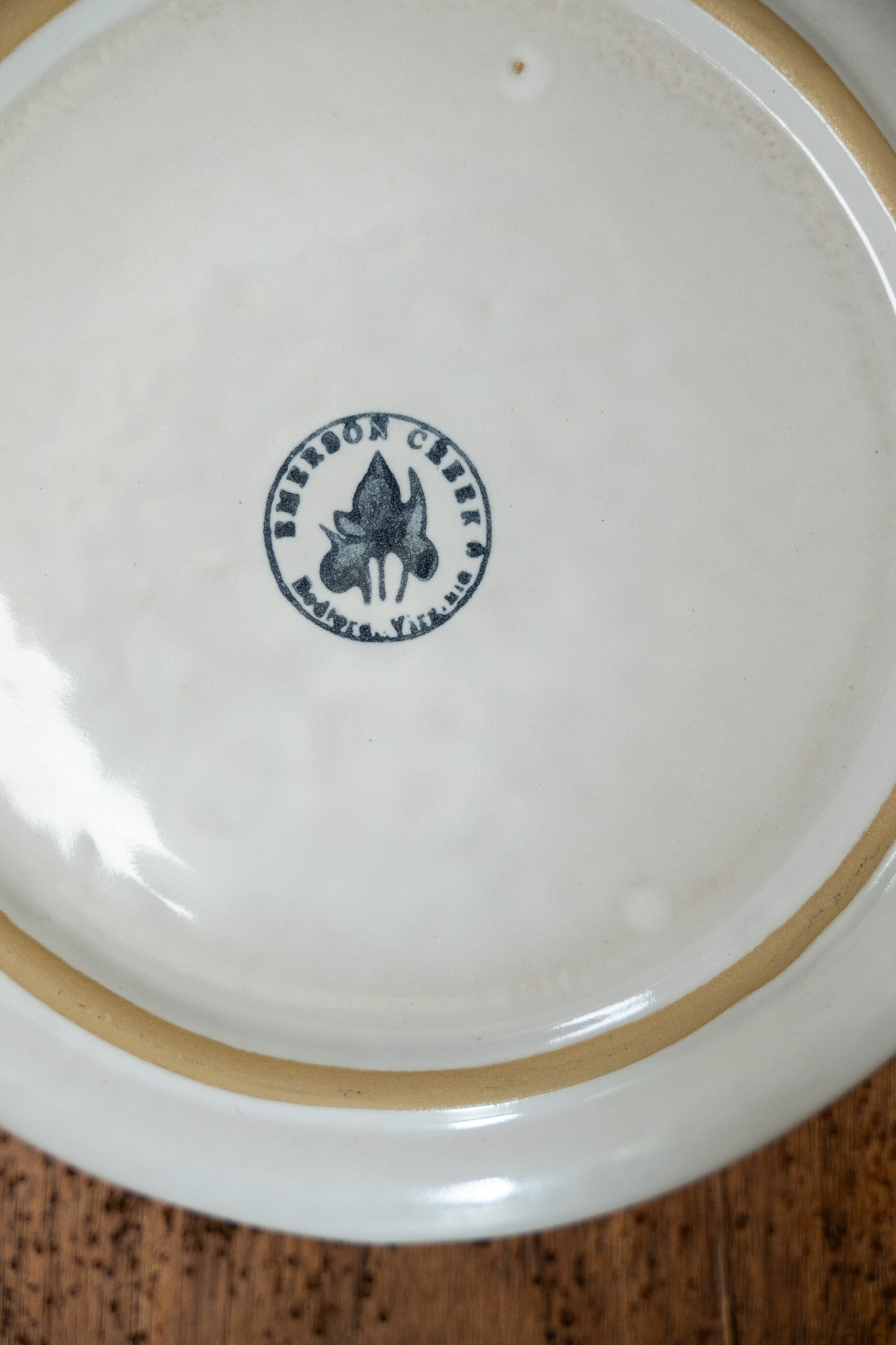 The Brookline Salad Plate in Ivory