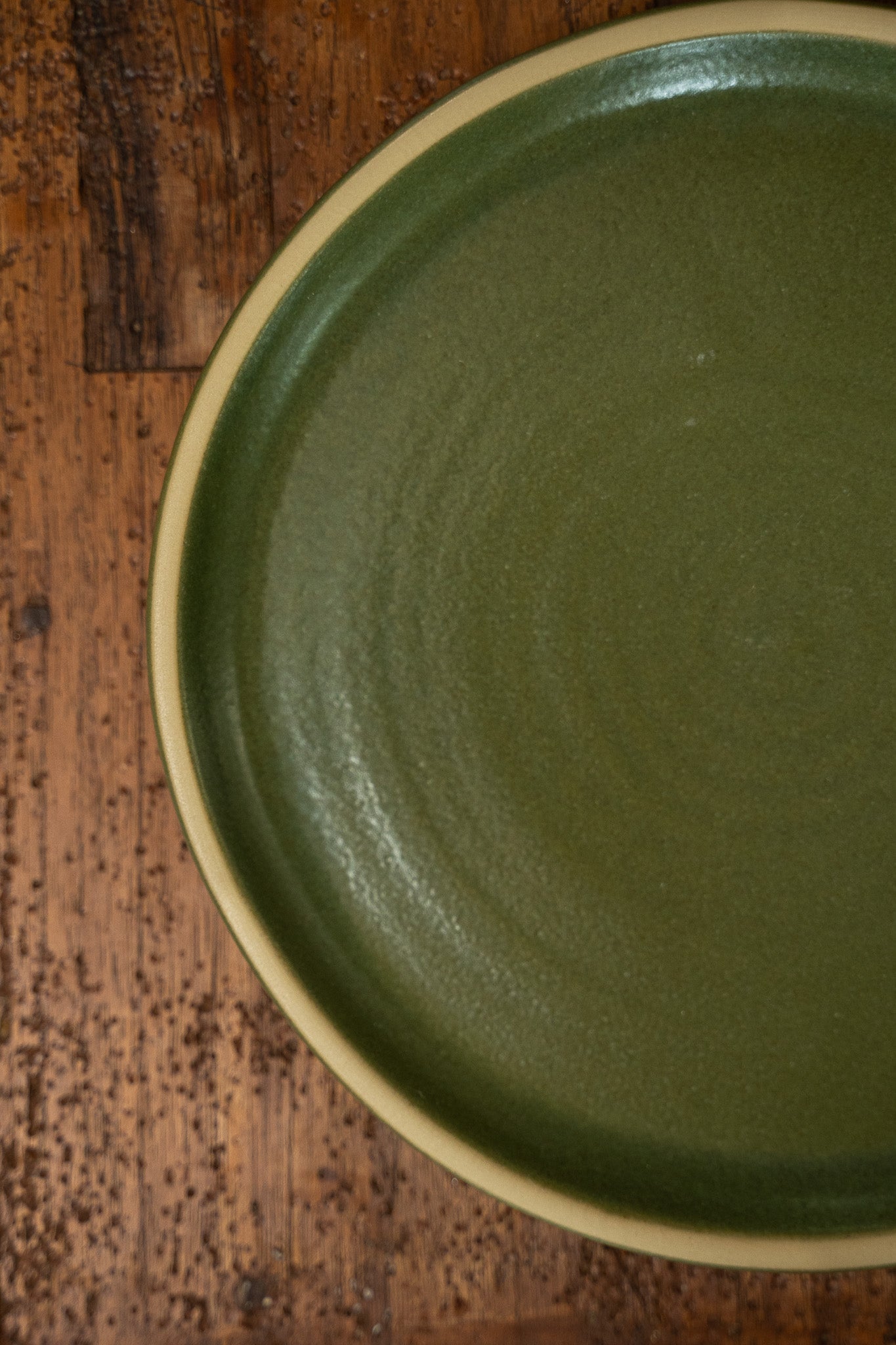 The Brookline Salad Plate in Moss