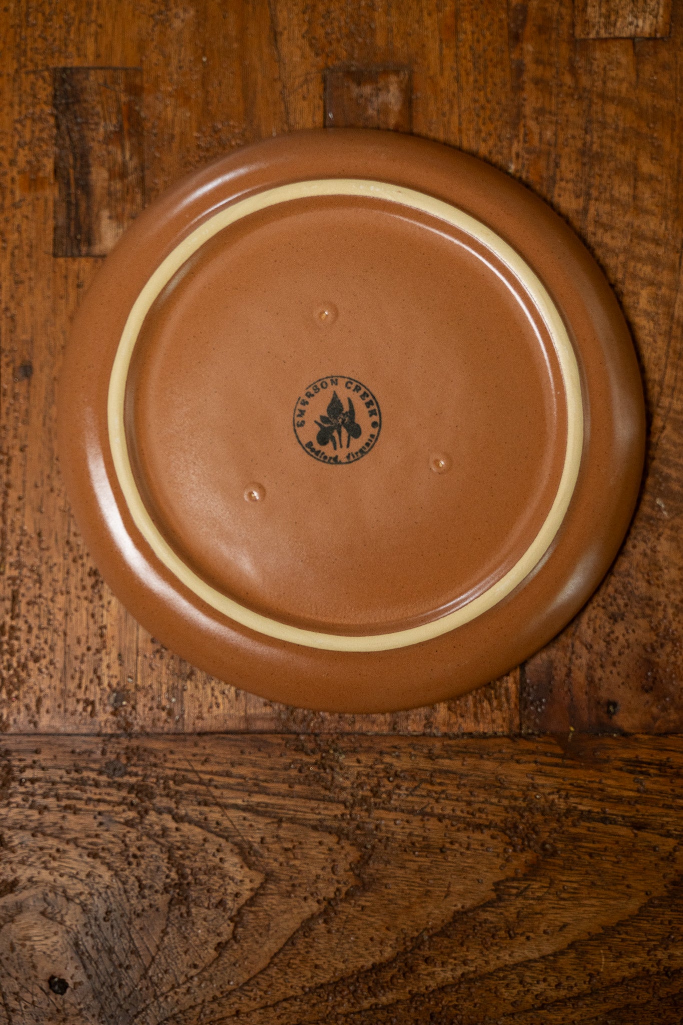 The Brookline Salad Plate in Sienna