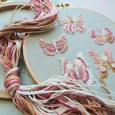 Butterfly Embroidery Kit
