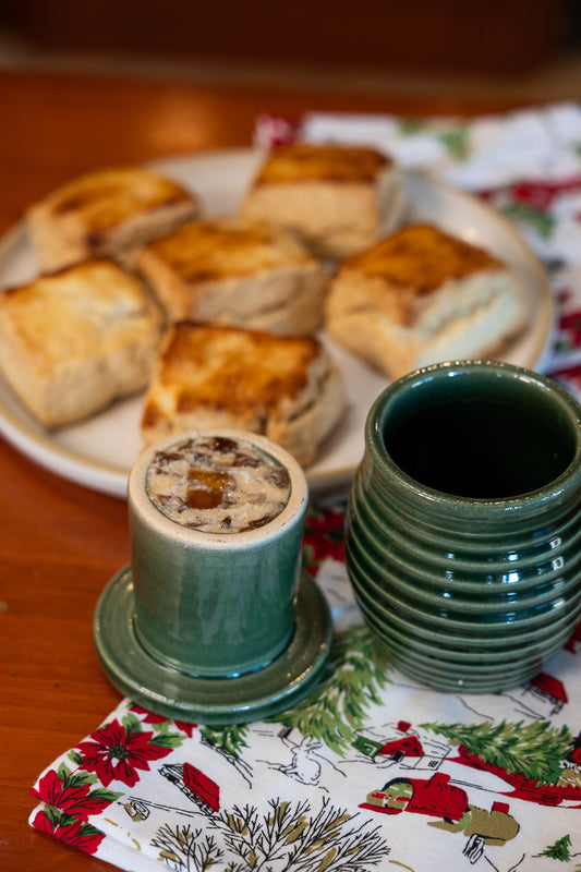 Emerald Fields Butter Crock