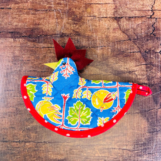 Chicken at Home Happy Hen Potholder