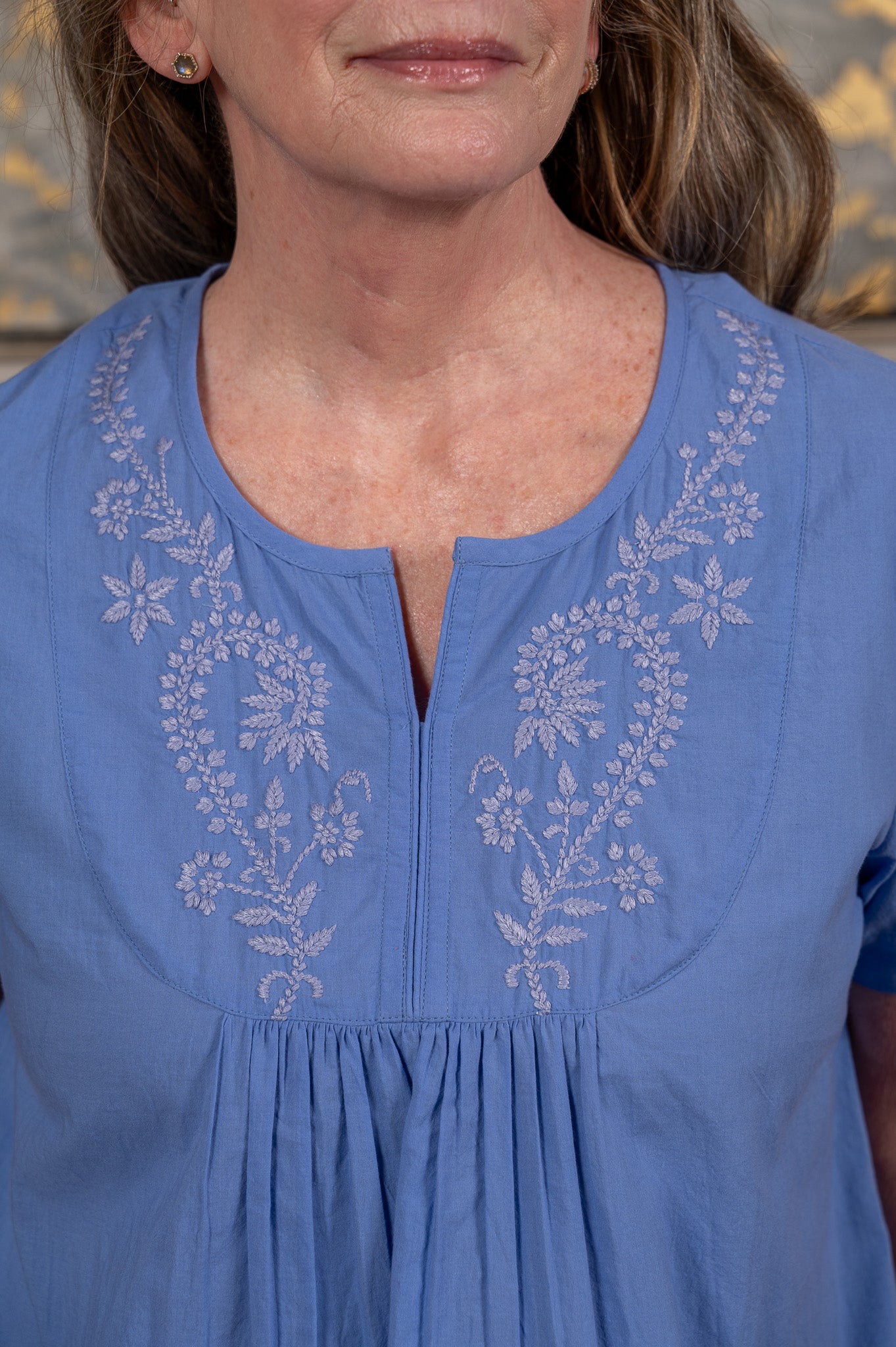 Camillia Blouse in Periwinkle