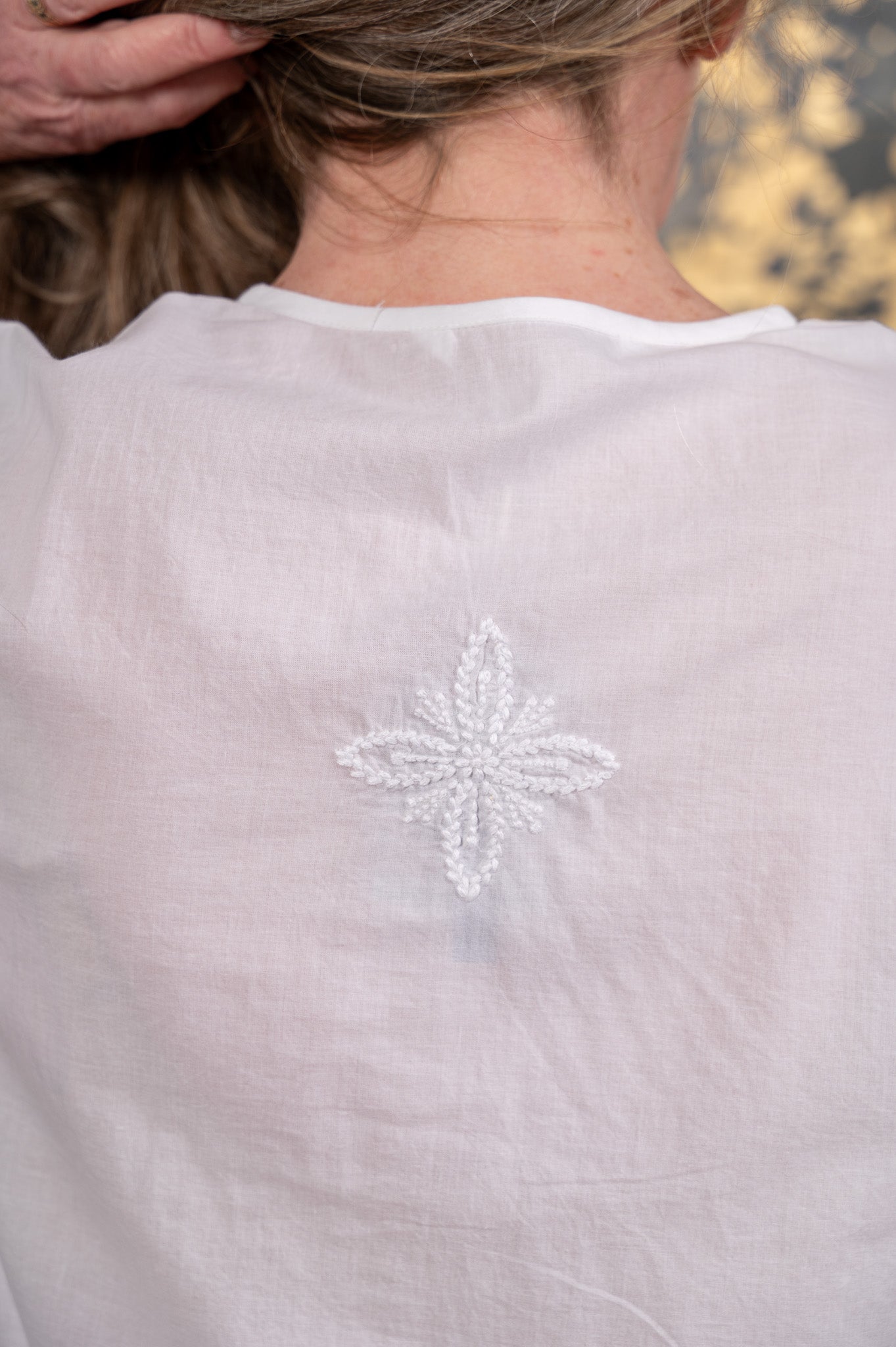 Camillia Blouse in White