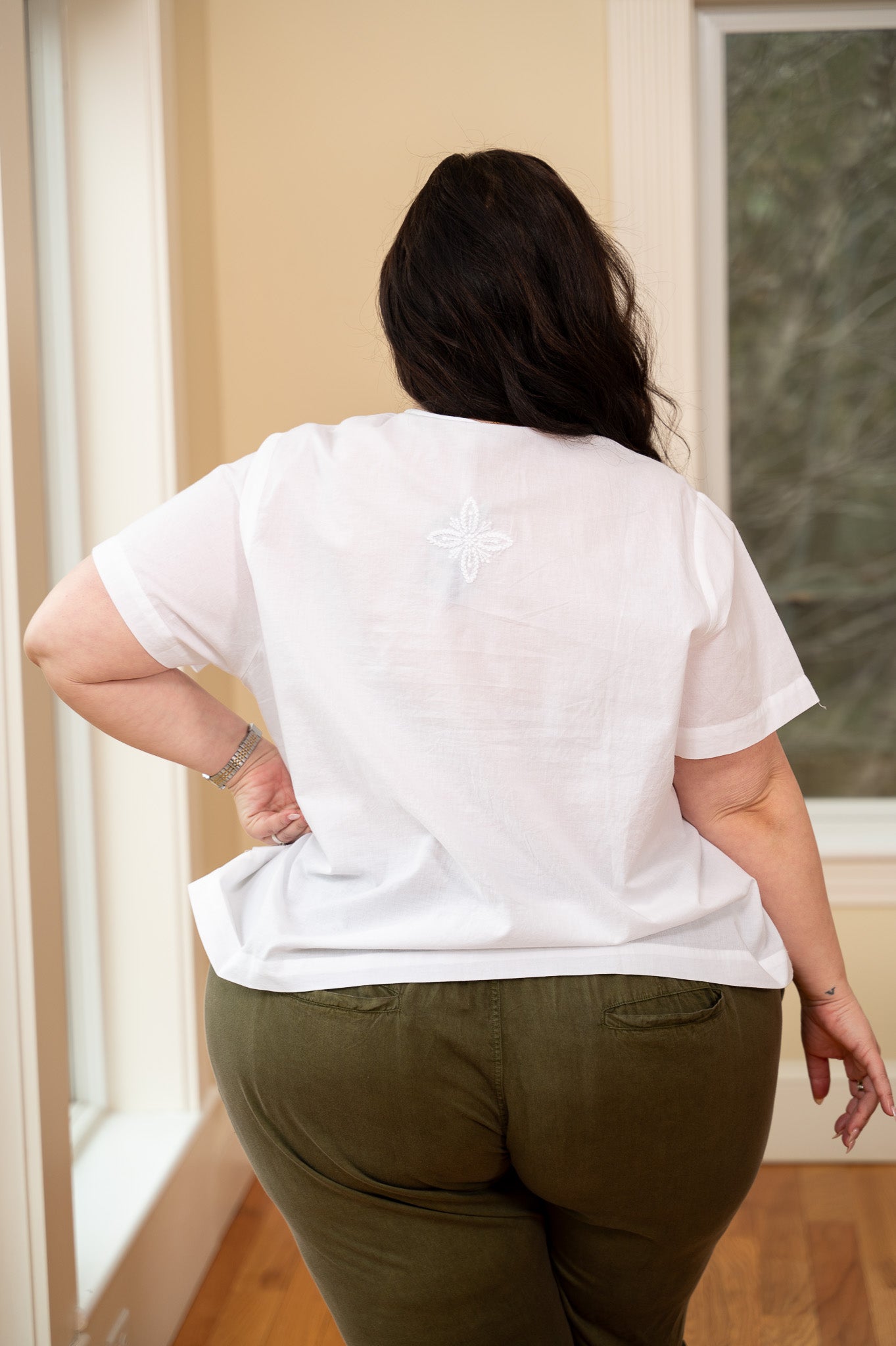 Camillia Blouse in White