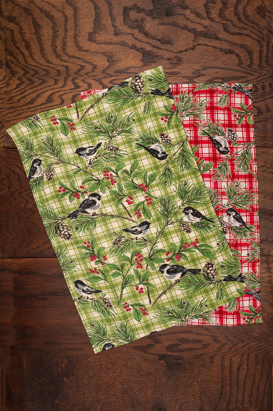 Chickadee Tea Towels, Set of 2