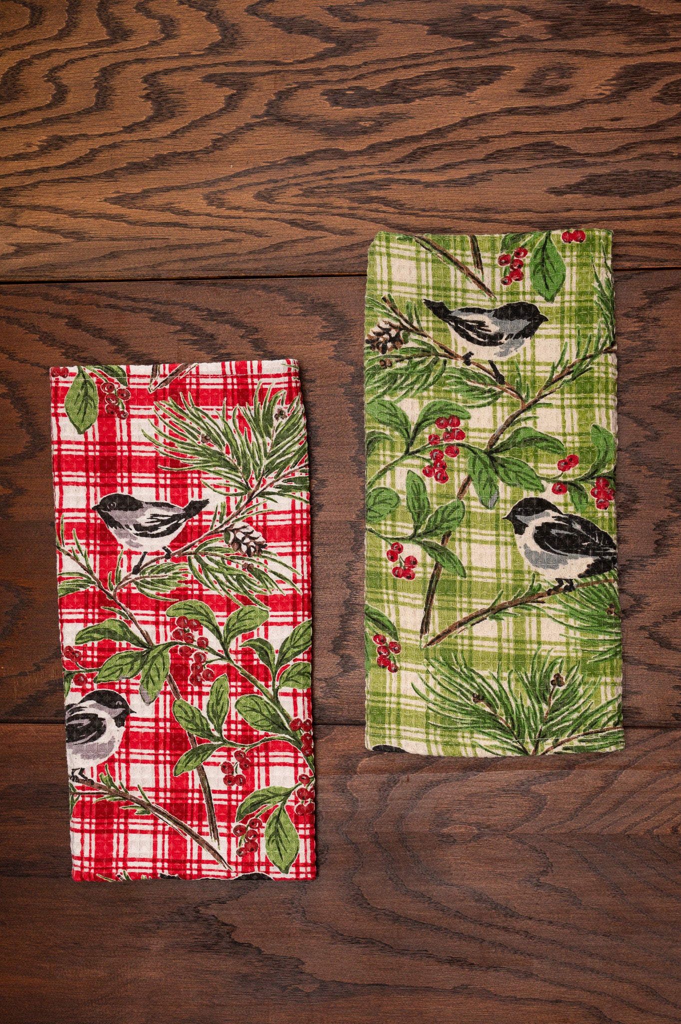 Chickadee Tea Towels, Set of 2