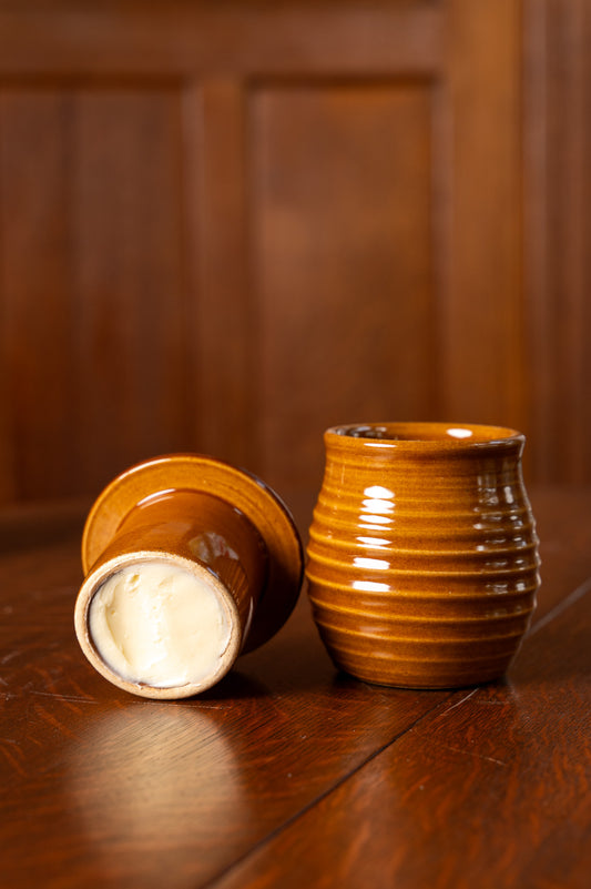 Cinnamon Glaze Butter Crock