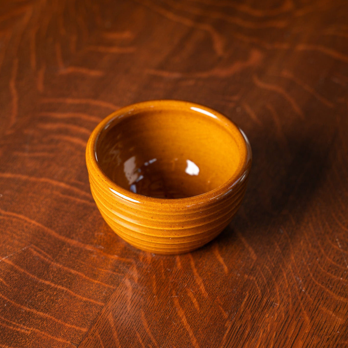 Let's Dip Again Small Ridges Bowl in CInnamon