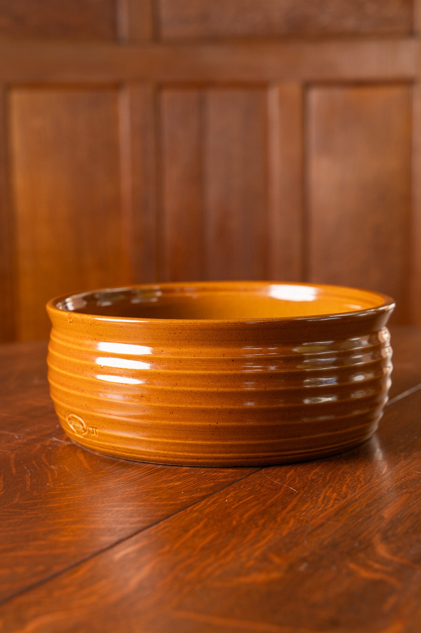 Cinnamon Ridges Serving Bowl