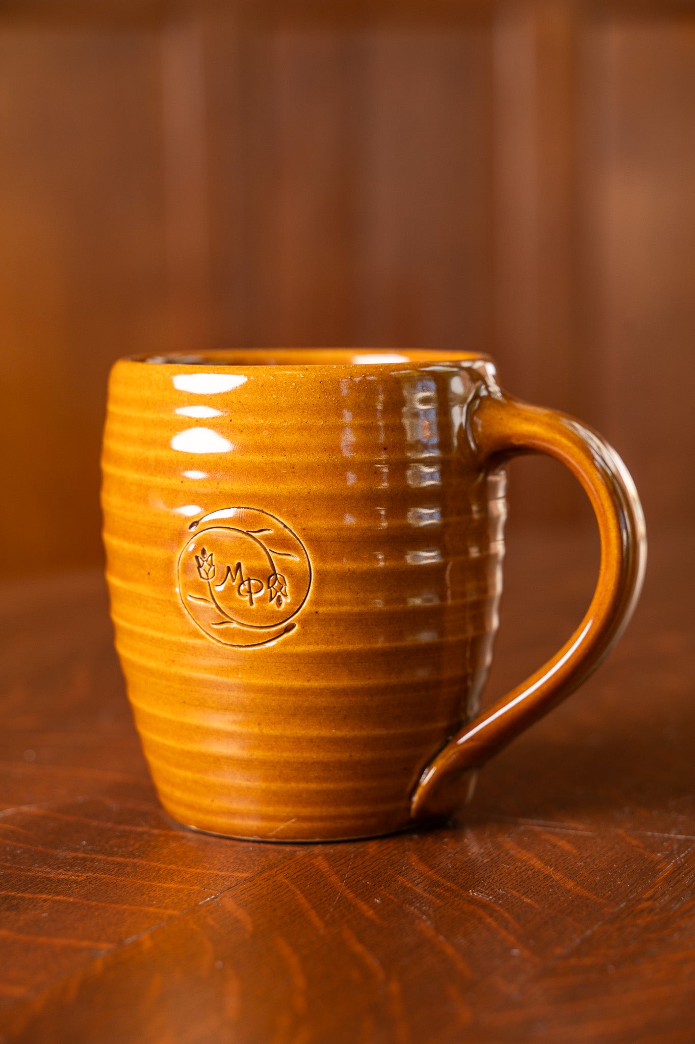 Modern Prairie Signature Impression Mug in Cinnamon Spice