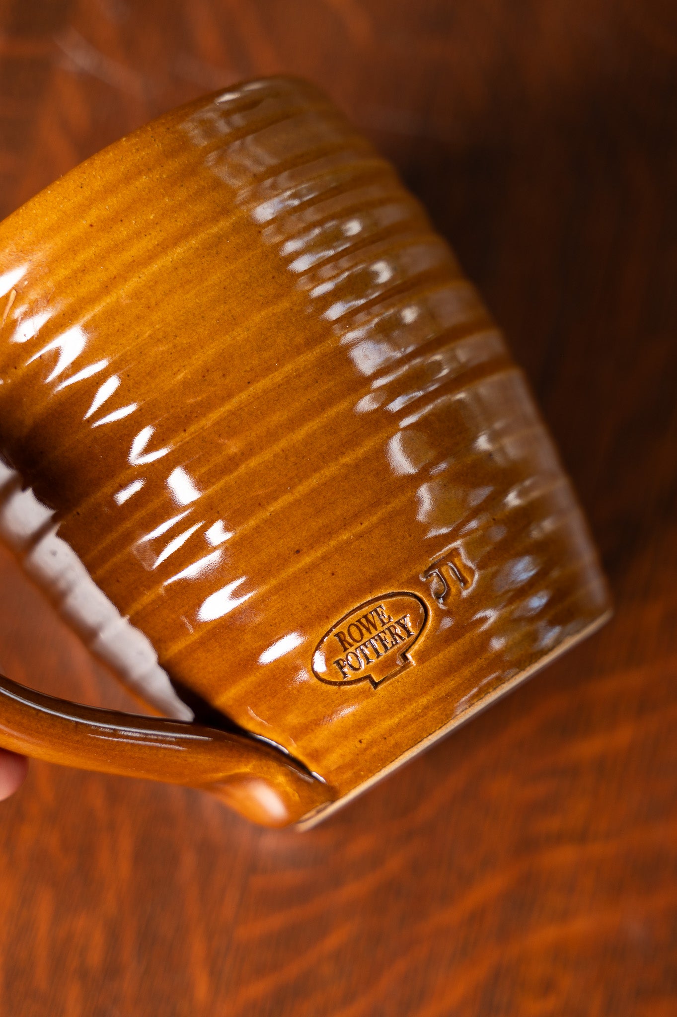 Modern Prairie Signature Impression Mug in Cinnamon Spice