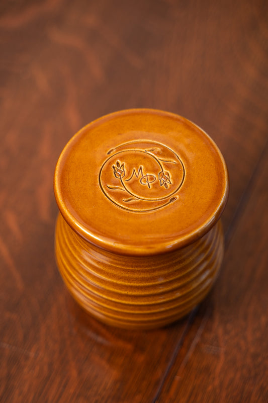 Cinnamon Glaze Butter Crock