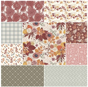 Evening on the Prairie 1 Yard Bundle - Cream