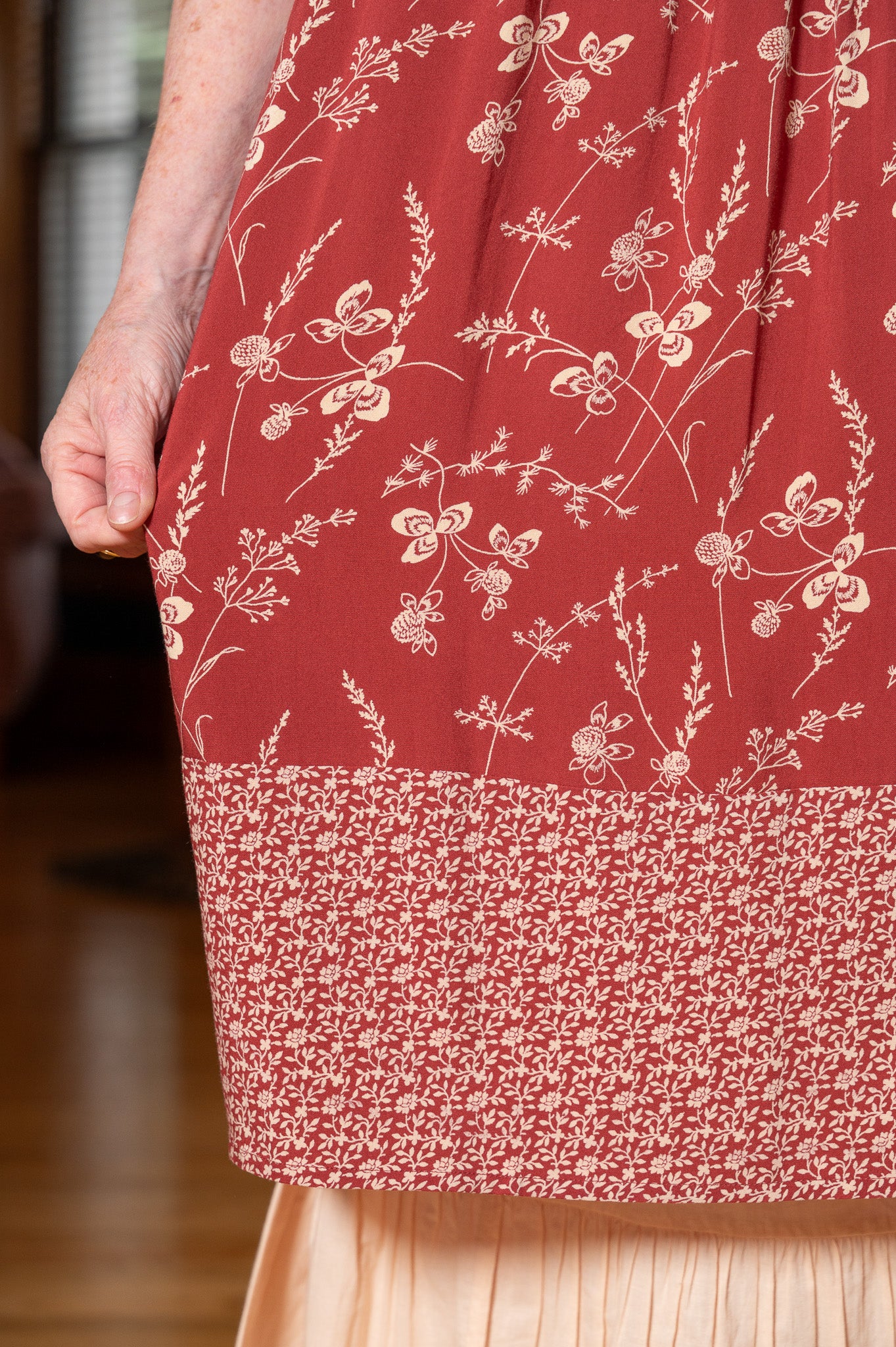 The Clover Tunic Dress in Baroque Rose