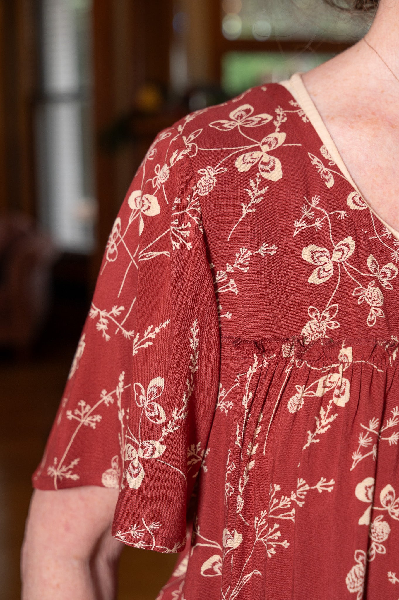 The Clover Tunic Dress in Baroque Rose