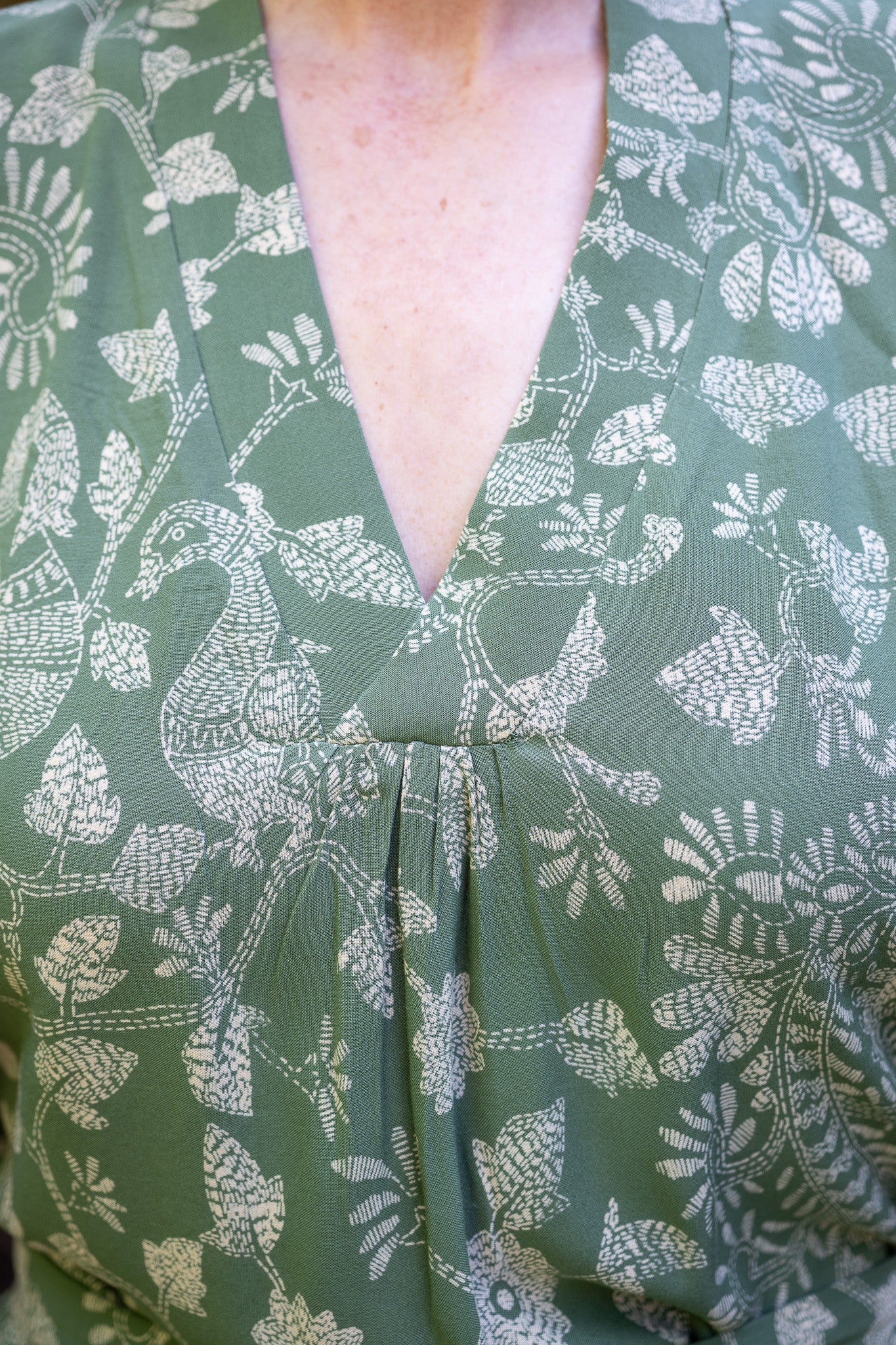 The Dancing Peacock Pajama Set