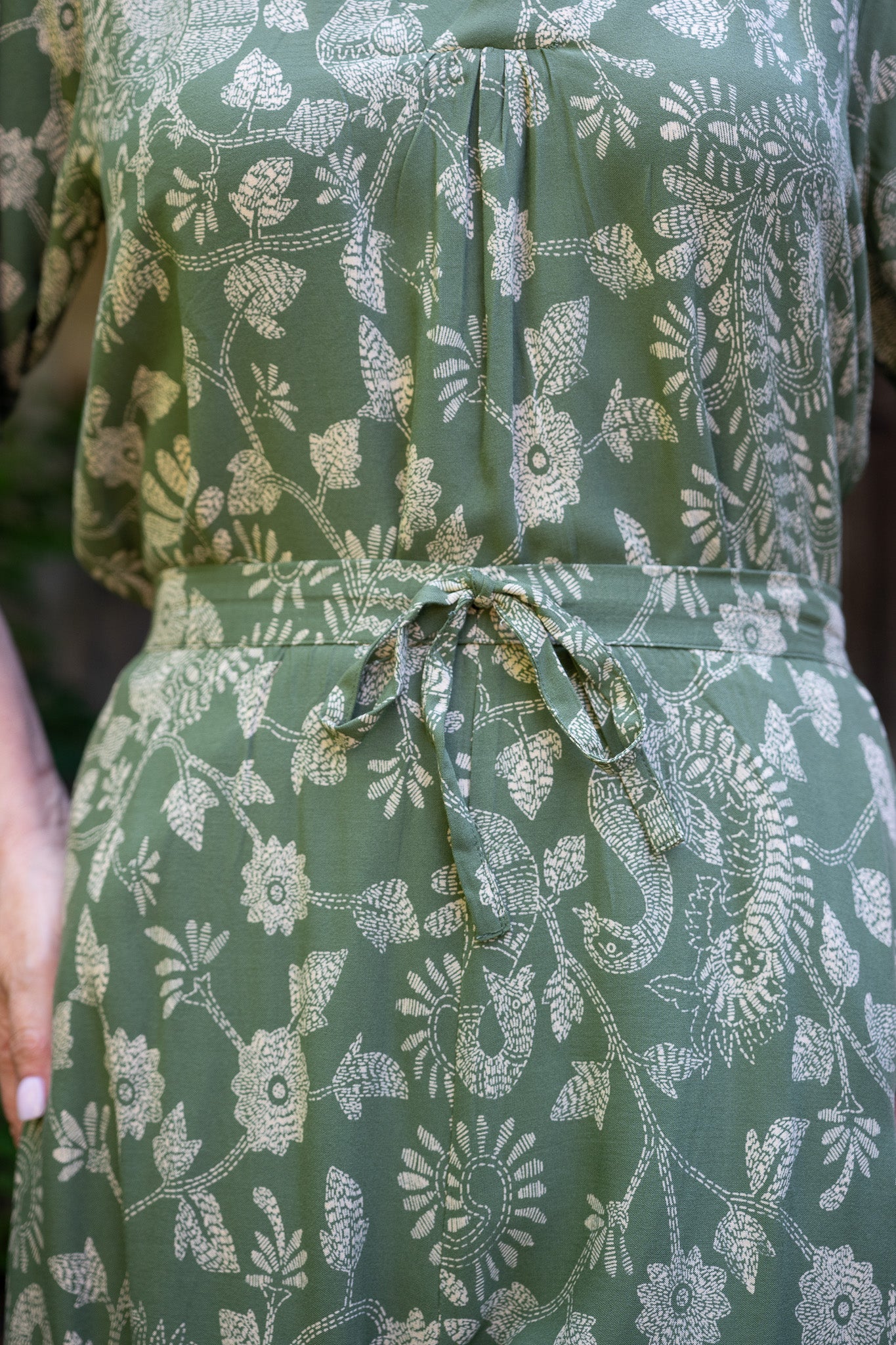 The Dancing Peacock Pajama Set