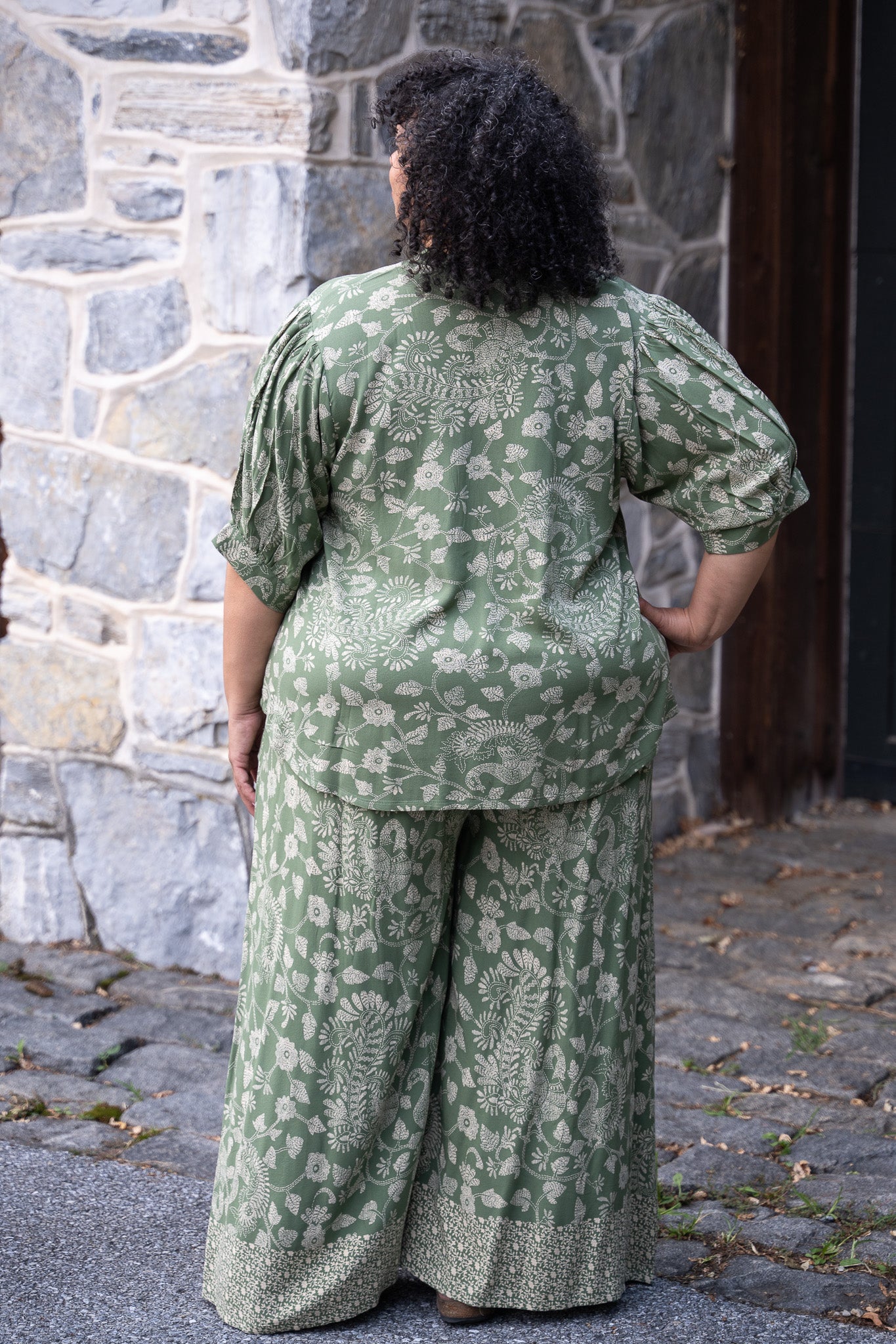 The Dancing Peacock Pajama Set