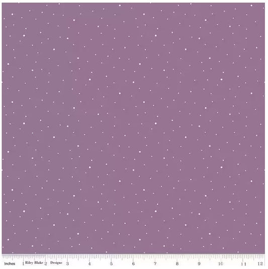 Evening on the Prairie Dapple Dot Color Lilac, Fabric by the Yard