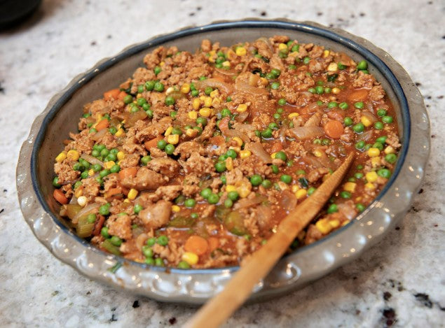 Summer Harvest Deep Dish Round Baker