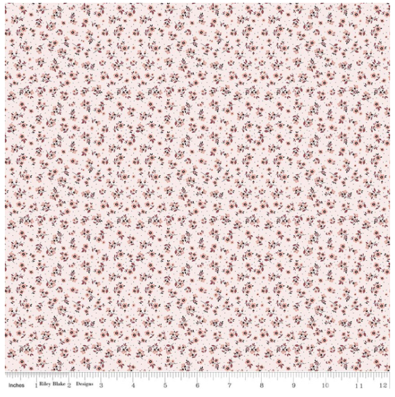 Daybreak on the Prairie Pink Ditsy, Fabric by the Yard