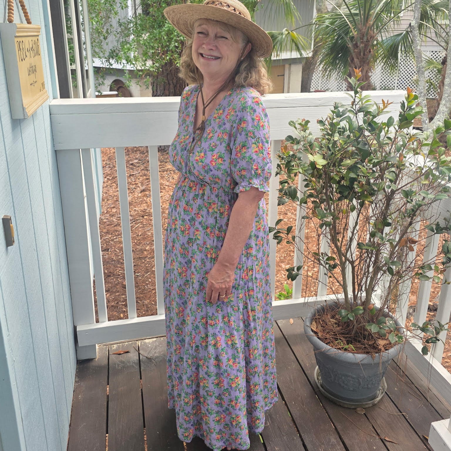 April Cornell Women's Floral Rayon Dress, XXS